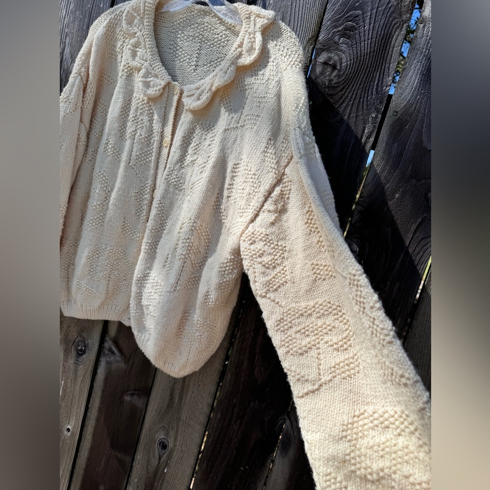 Vintage sweet textured cardigan - Picture 6 of 13